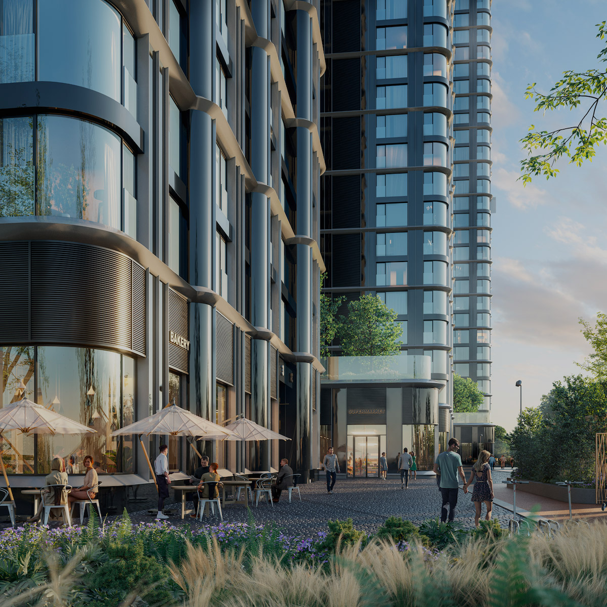 Жилой квартал бизнес-класса на берегу Москва-реки с собственной набережной